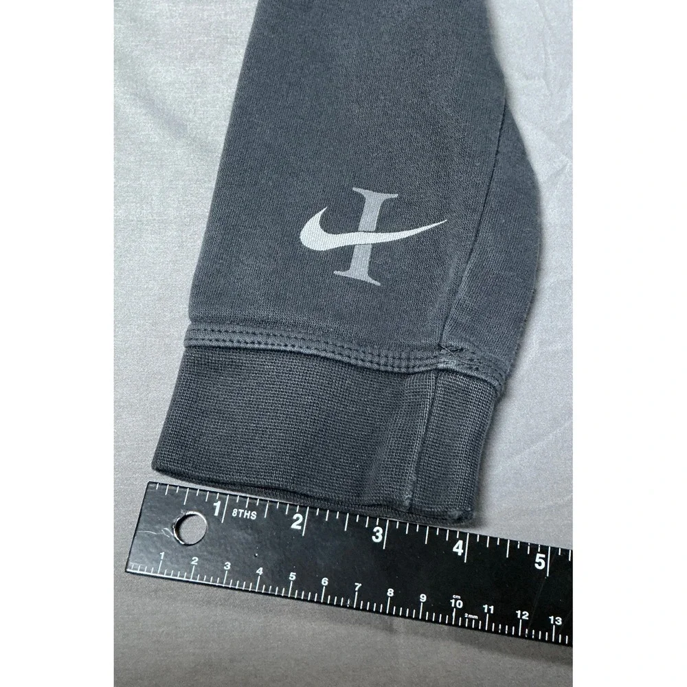 Nike Sportswear Boys Small Black Alphanumeric Logo Print Hoodie DX5699-010